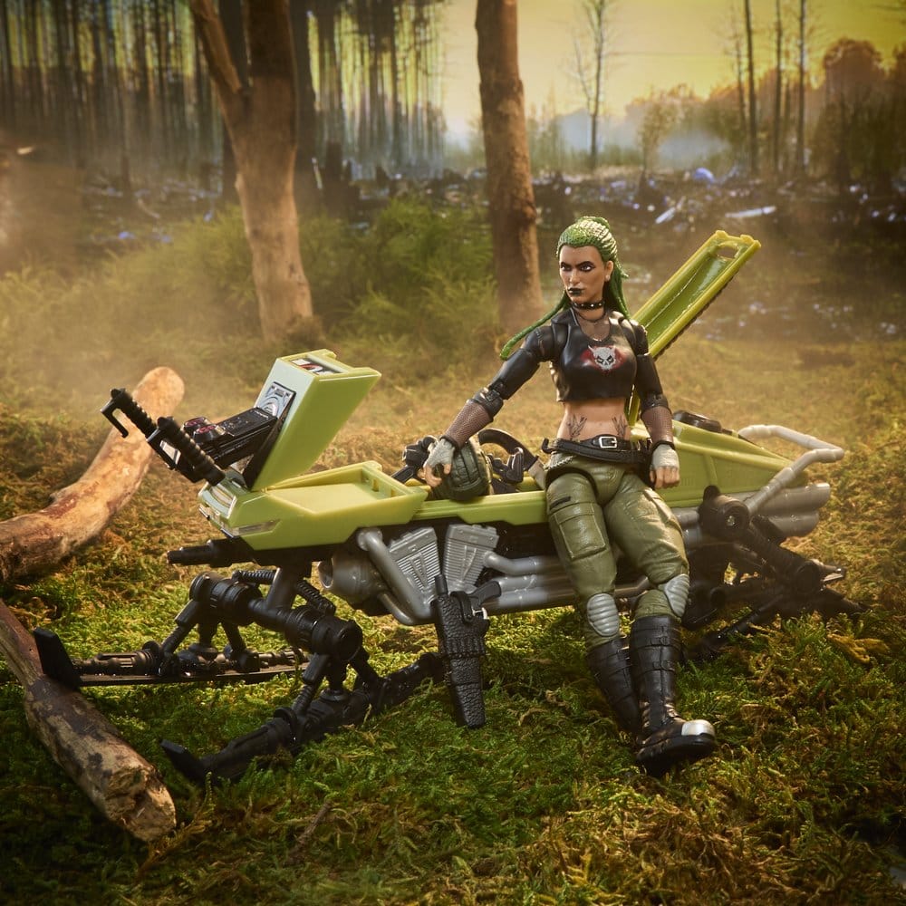 G.I. Joe Classified Series Actionfigur und Fahrzeugset #194 Zanya und Dreadnok Chameleon (Swamp Skier) 15 cm – Bild 11