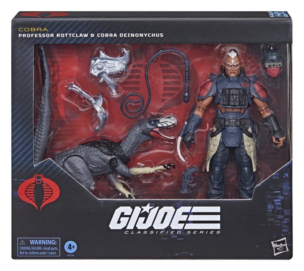 G.I. Joe Classified Series Actionfigur en 2er-Pack #196 Professor Rottclaw & Cobra Deinonychus 15 cm – Bild 6