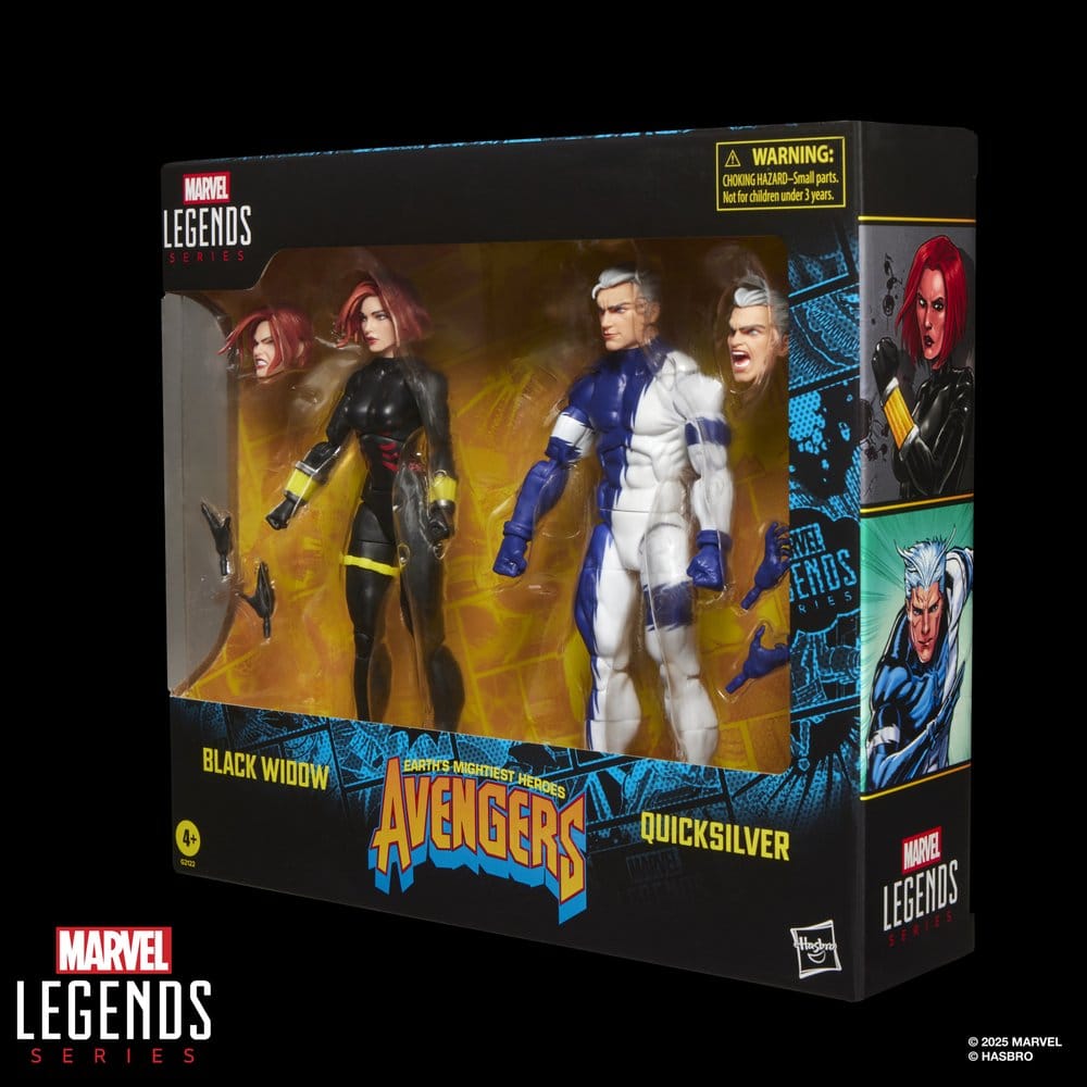 Avengers Marvel Legends Actionfiguren 2er-Pack Black Widow & Quicksilver 15 cm – Bild 4