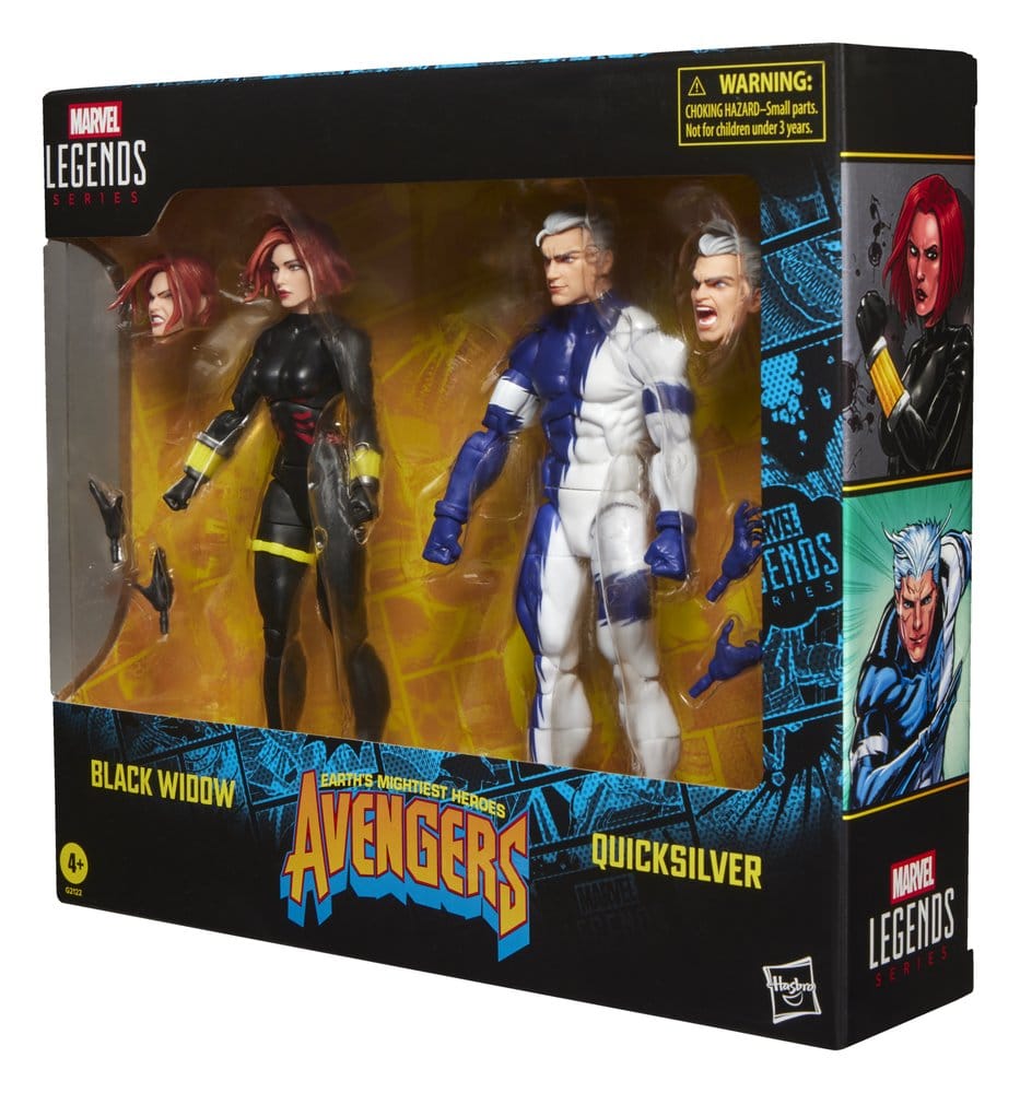 Avengers Marvel Legends Actionfiguren 2er-Pack Black Widow & Quicksilver 15 cm – Bild 5