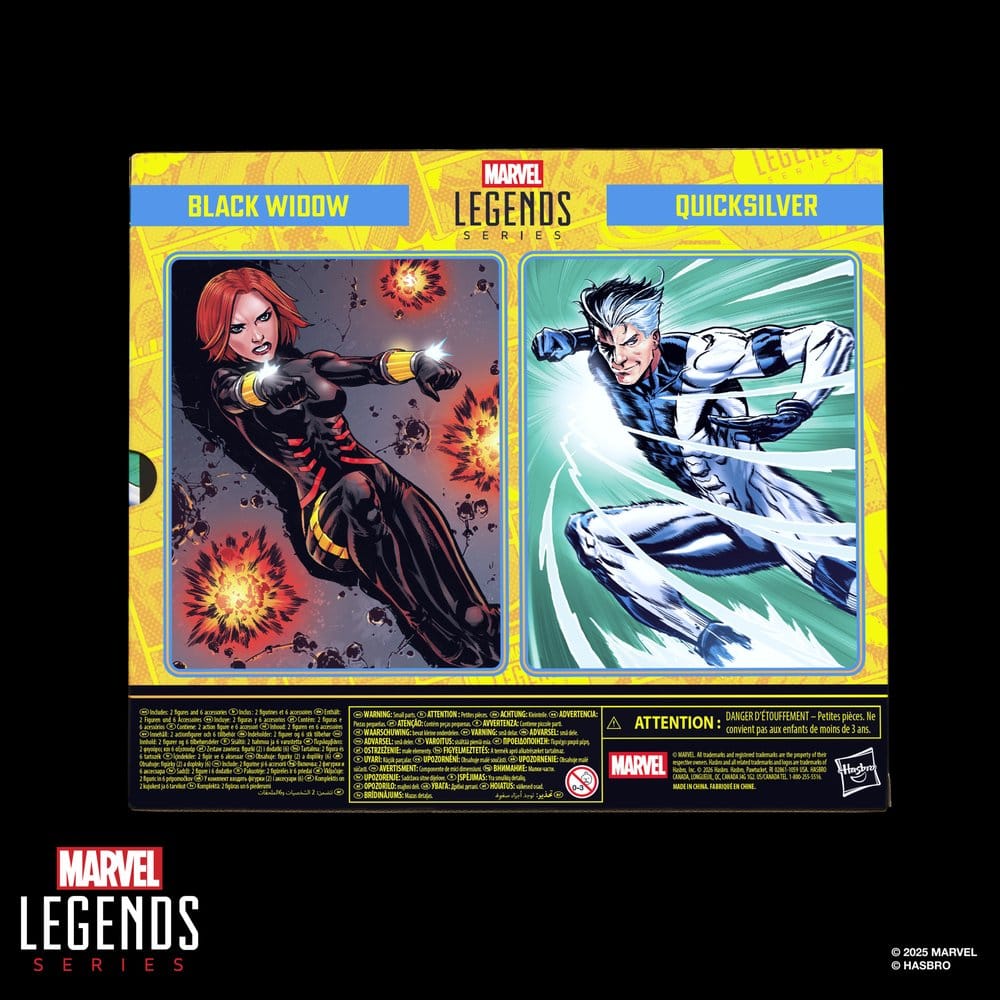 Avengers Marvel Legends Actionfiguren 2er-Pack Black Widow & Quicksilver 15 cm – Bild 6