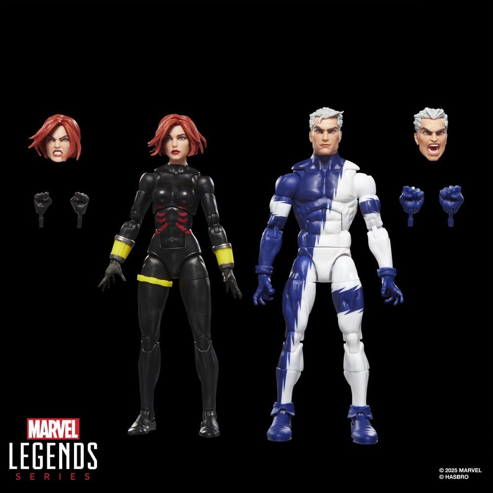 Avengers Marvel Legends Actionfiguren 2er-Pack Black Widow & Quicksilver 15 cm – Bild 25