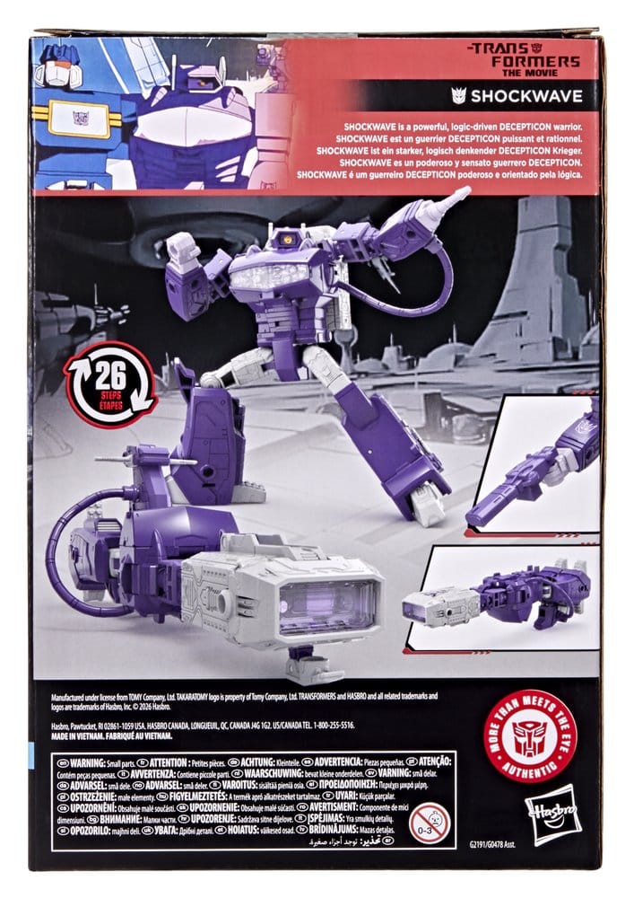 The Transformers: The Movie Studio Series Voyager Class Actionfigur Shockwave 17 cm – Bild 2