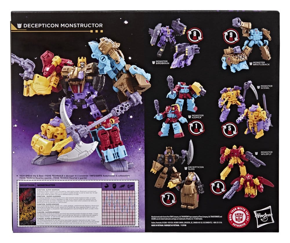 Transformers Age of the Primes Actionfigur Decepticon Monstructor 17 cm – Bild 2