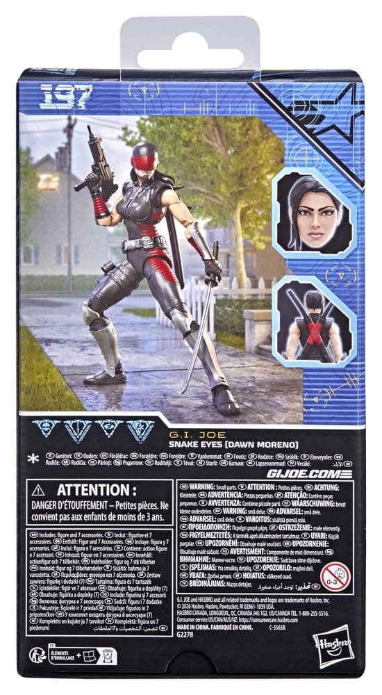G.I. Joe Classified Series Actionfigur Snake Eyes (Dawn Moreno) 15 cm – Bild 2