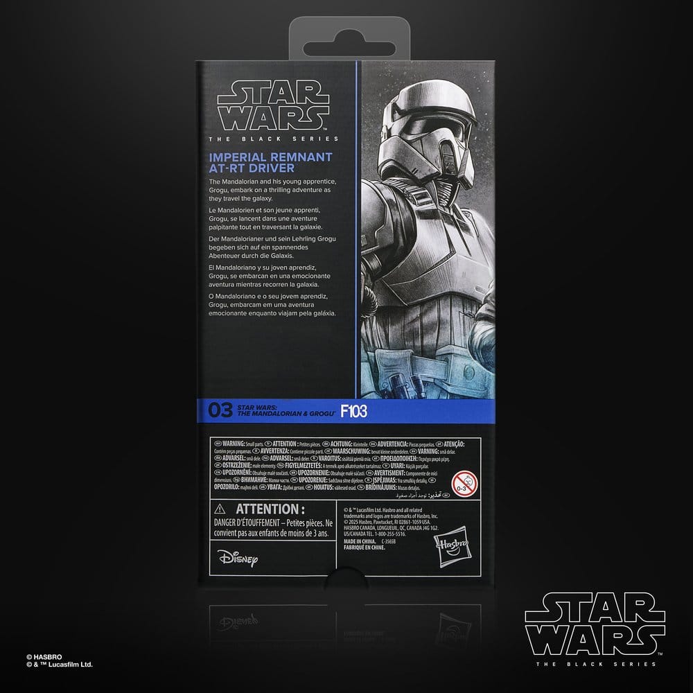 Star Wars: The Mandalorian & Grogu Black Series Actionfigur Imperial Remnant AT-RT Driver 15 cm – Bild 5