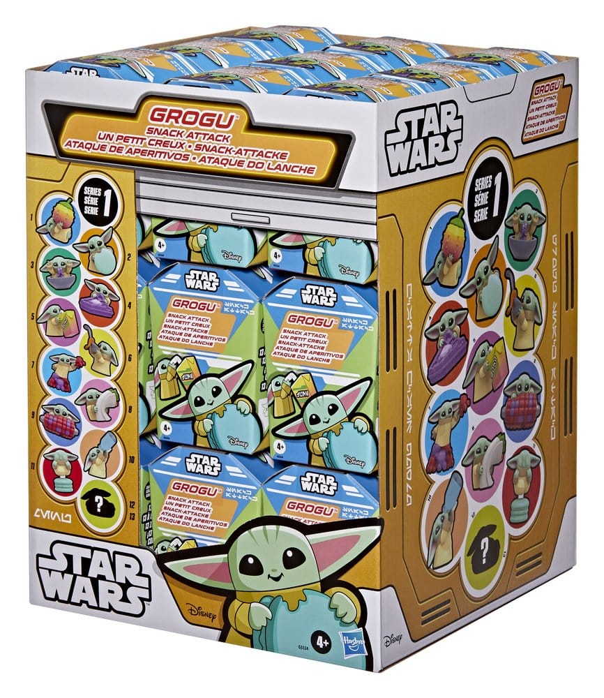 Star Wars Minifiguren 4 cm Grogu Snack Attack Series 1 Blind Box Display (24) – Bild 20