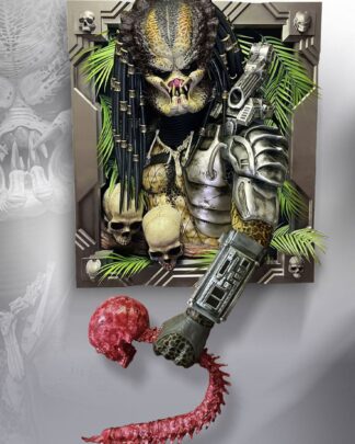 Predator Life-Size Wand-Skulptur Predator 45 x 81 x 94 cm