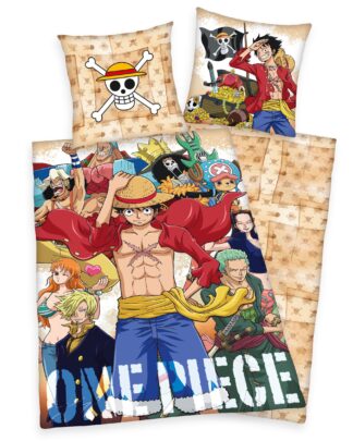 One Piece Bettwäsche Crew 135 x 200 cm / 80 x 80 cm
