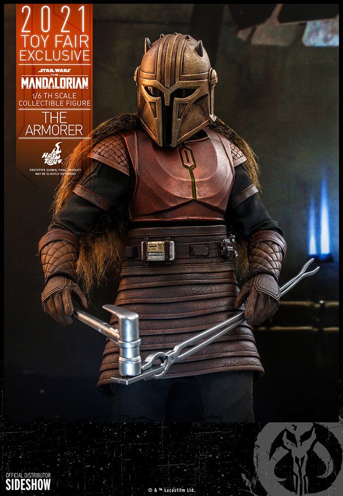 Star Wars The Mandalorian Actionfigur 1/6 The Armorer 2021 Toy Fair Exclusive 29 cm – Bild 10