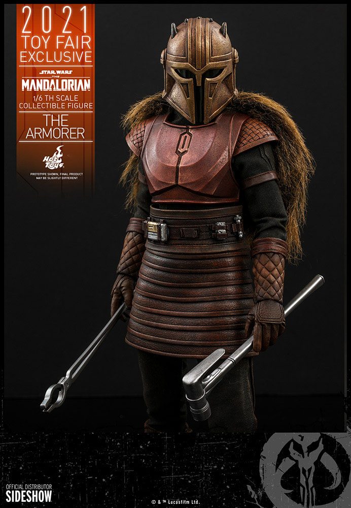 Star Wars The Mandalorian Actionfigur 1/6 The Armorer 2021 Toy Fair Exclusive 29 cm – Bild 11