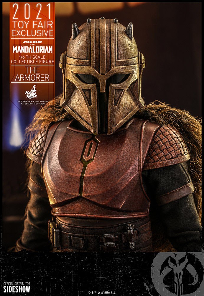Star Wars The Mandalorian Actionfigur 1/6 The Armorer 2021 Toy Fair Exclusive 29 cm – Bild 12