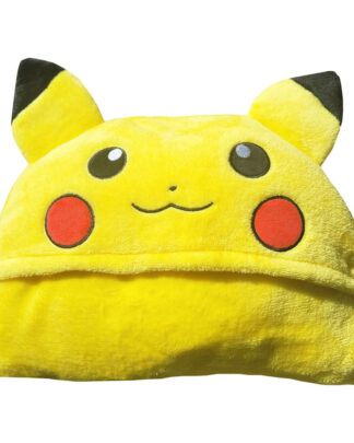 Pokémon Coral Decke mit Mütze Pikachu 120 x 150 cm