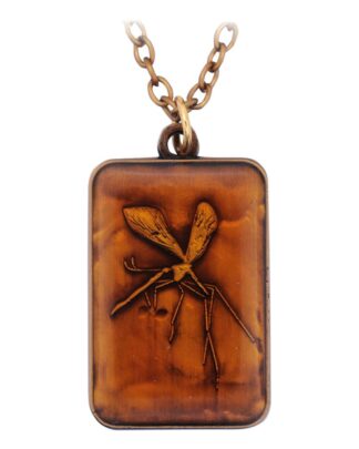 Jurassic Park Halskette mit Bernsteinanhänger Limited Edtiton