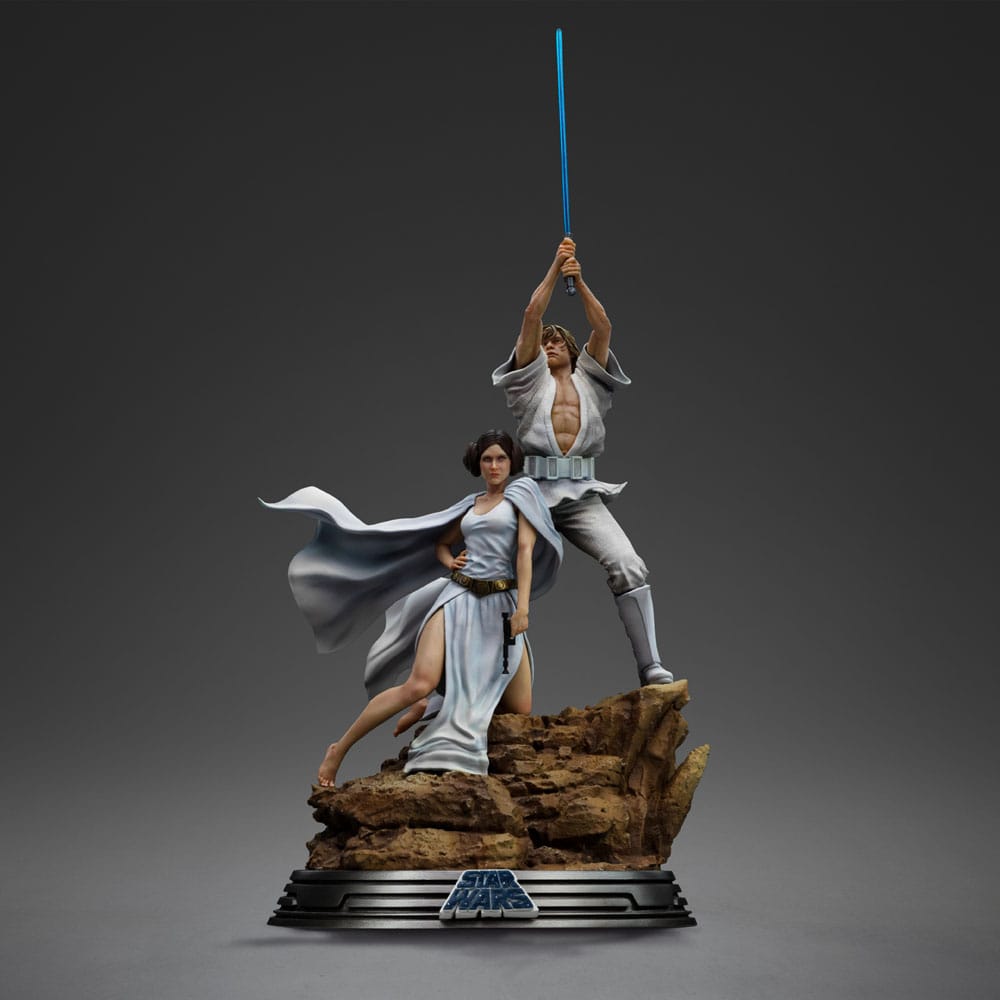 Star Wars Deluxe Art Scale Statue 1/10 Luke and Leia 41 cm – Bild 4