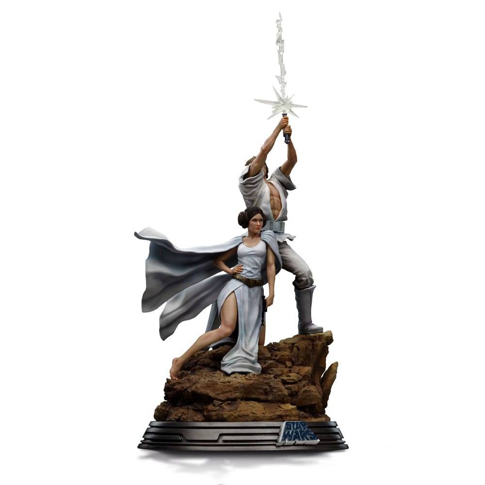 Star Wars Deluxe Art Scale Statue 1/10 Luke and Leia 41 cm – Bild 5