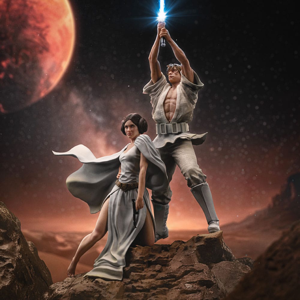 Star Wars Deluxe Art Scale Statue 1/10 Luke and Leia 41 cm – Bild 7