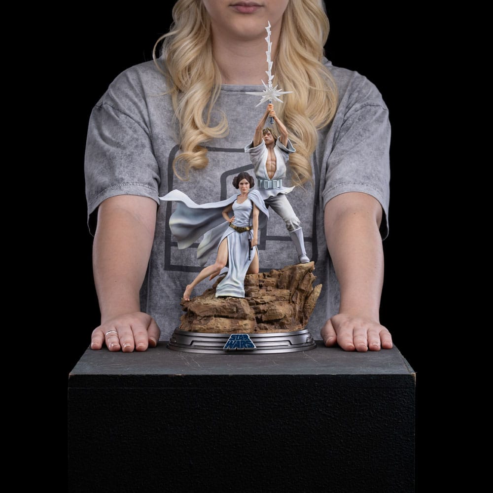 Star Wars Deluxe Art Scale Statue 1/10 Luke and Leia 41 cm – Bild 14