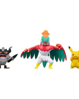 Pokémon Battle Figure Set Figuren 3er-Pack Pikachu #8, Mauzinger, Resladero 5 cm