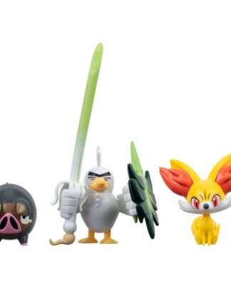 Pokémon Battle Figure Set Figuren 3er-Pack Fynx, Ferkuli, Lauchzelot 5 cm