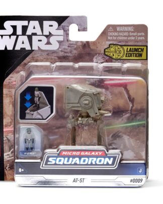 Star Wars Micro Galaxy Squadron Fahrzeug mit Figur AT-ST 7,5 cm