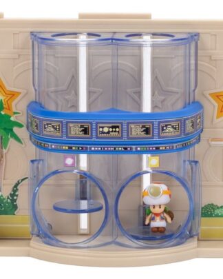 Der Super Mario Galaxy Film Diorama mit 2 Minifiguren Sternentor-Galaxie