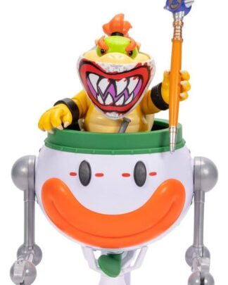 Der Super Mario Galaxy Film Actionfigur Bowser Jr. with Clown Car 13 cm