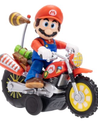 Der Super Mario Galaxy Film Actionfigur mit Rückziehmotorrad Mario 6 cm