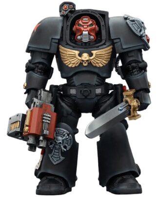 Warhammer 40,000 Actionfigur Black Templars Terminator 1 with Power Sword and Storm Bolter 14 cm