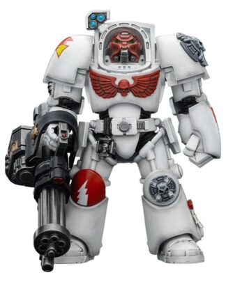 Warhammer 40,000 Actionfigur White Scars Terminator 3 with Power Fist and Assault Cannon 14 cm