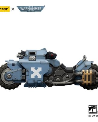 Warhammer 40,000 Raider-pattern Combat Bike Space Wolves with twin-linked bolt rifles 22 cm