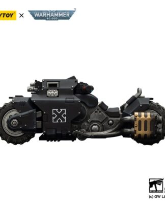 Warhammer 40,000 Raider-pattern Combat Bike Raven Guard with twin-linked bolt rifles 22 cm