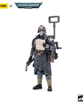 Warhammer 40k Actionfigur 1/18 Death Korps of Krieg Veteran Squad Guardsman Communications Specialist 10 cm