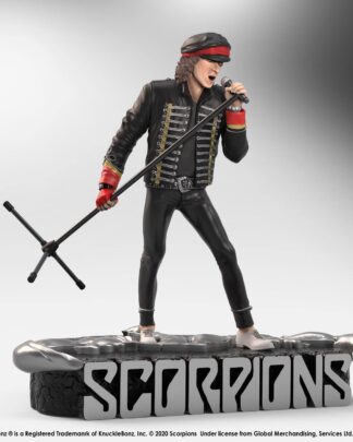 Scorpions Rock Iconz Statue Klaus Meine Limited Edition 22 cm