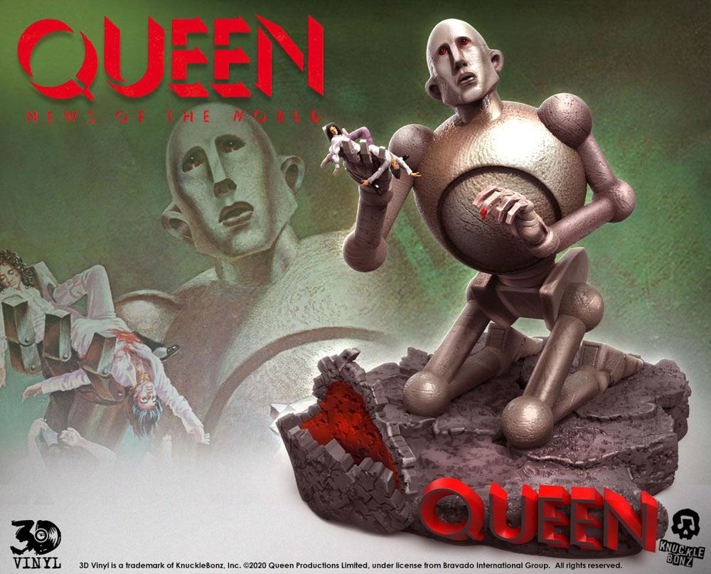 Queen 3D Vinyl Statue Queen Robot (News of the World) 20 x 21 x 24 cm – Bild 5