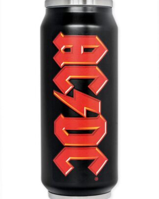 AC/DC Edelstahl-Trinkflasche Logo