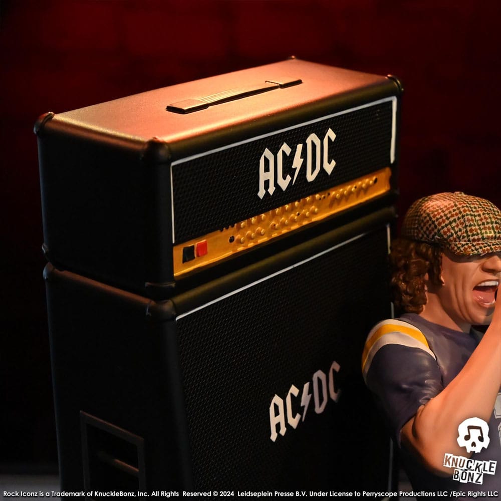 AC/DC Rock Iconz Statue Brian Johnson 23 cm – Bild 3