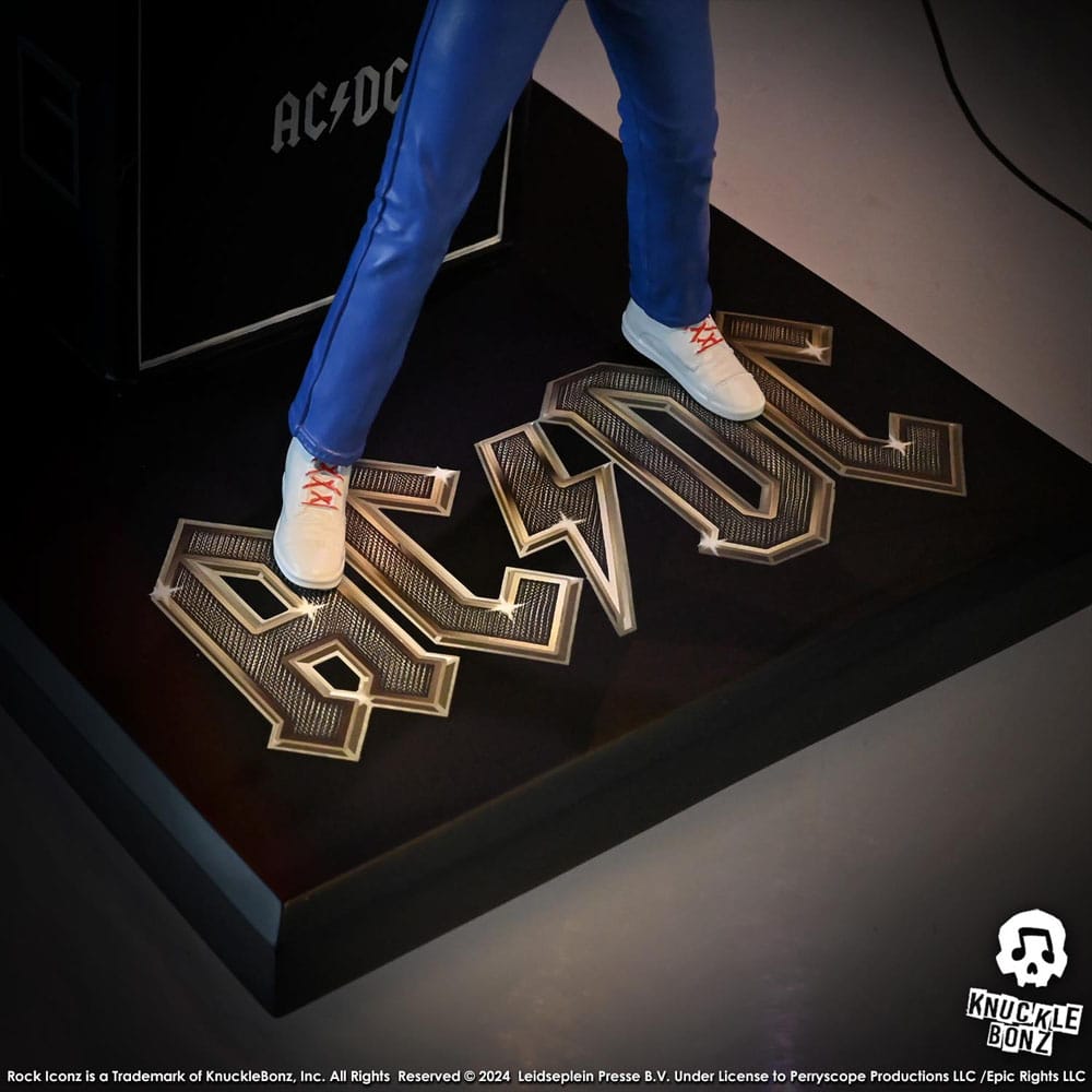 AC/DC Rock Iconz Statue Brian Johnson 23 cm – Bild 5