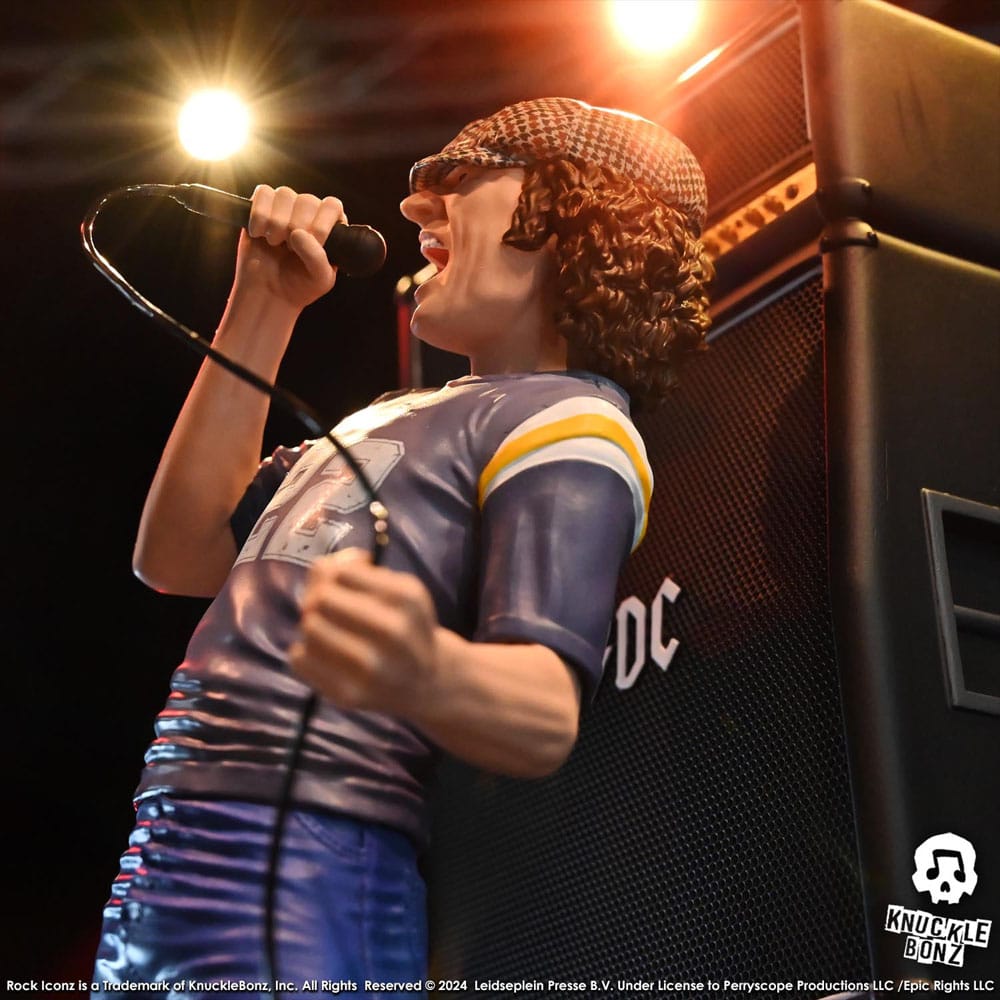 AC/DC Rock Iconz Statue Brian Johnson 23 cm – Bild 10