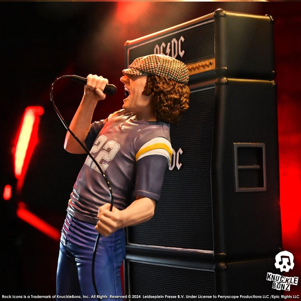 AC/DC Rock Iconz Statue Brian Johnson 23 cm – Bild 11