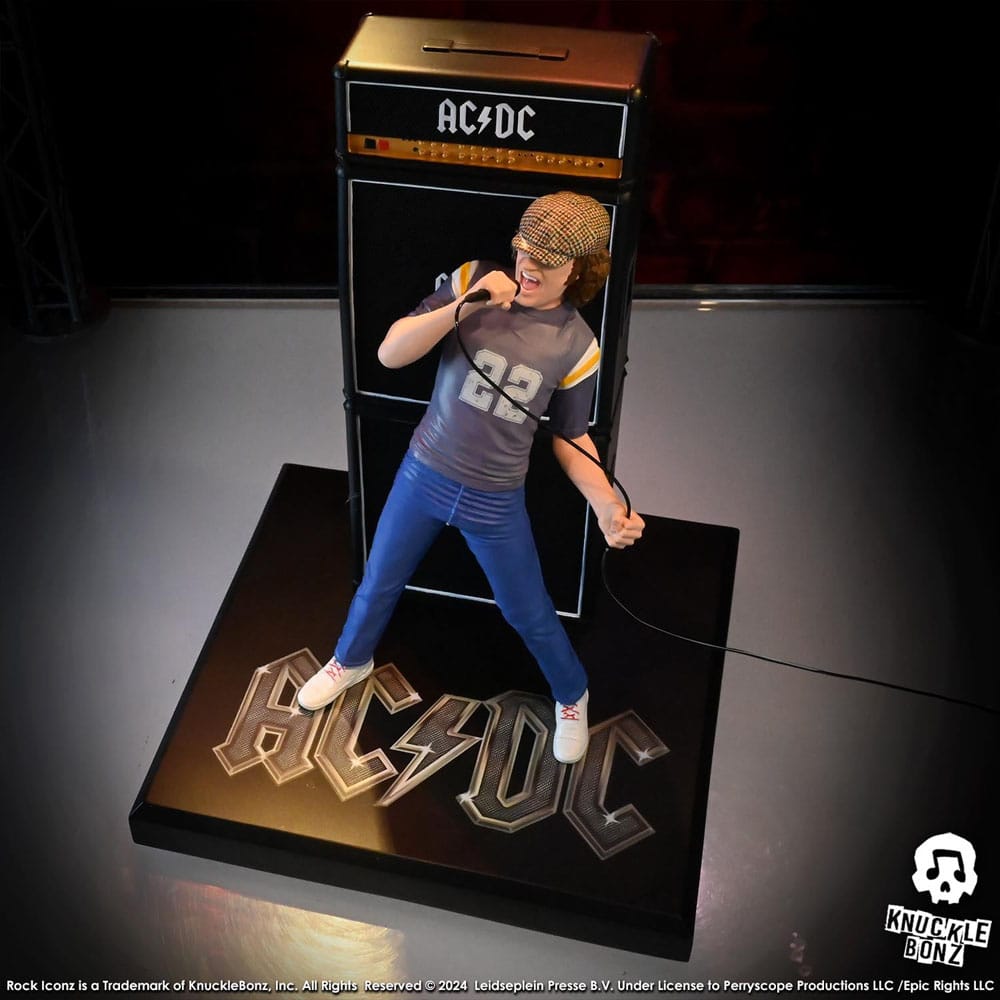 AC/DC Rock Iconz Statue Brian Johnson 23 cm – Bild 14