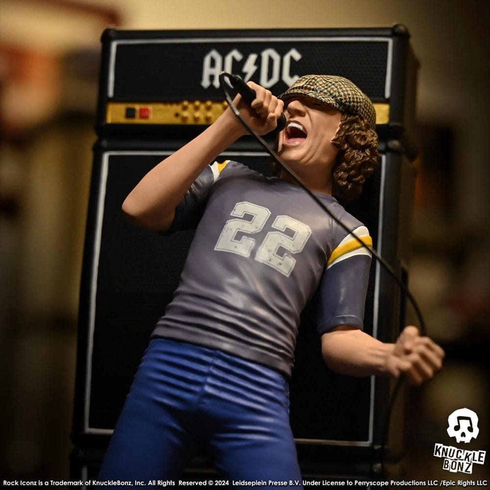 AC/DC Rock Iconz Statue Brian Johnson 23 cm – Bild 18