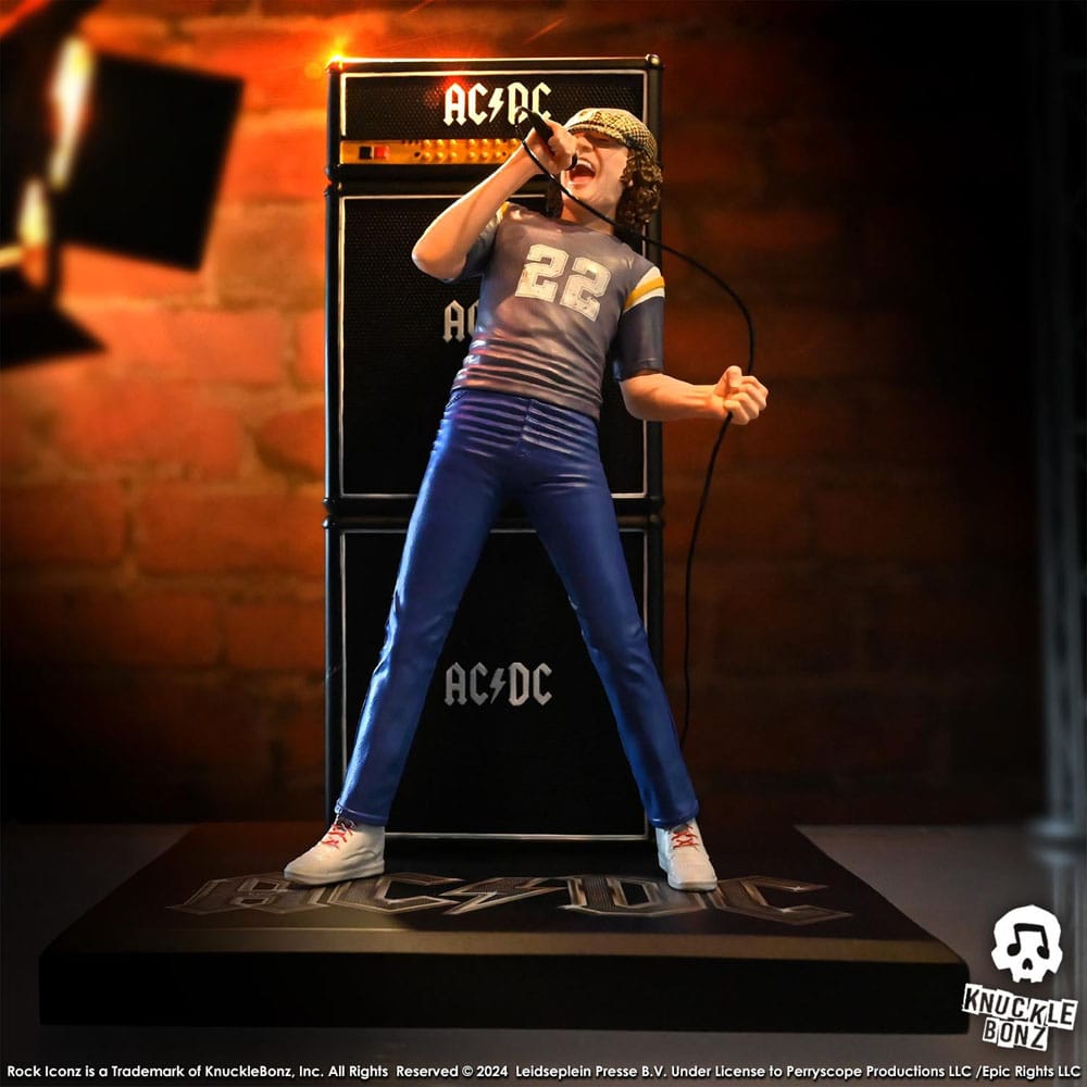 AC/DC Rock Iconz Statue Brian Johnson 23 cm – Bild 19