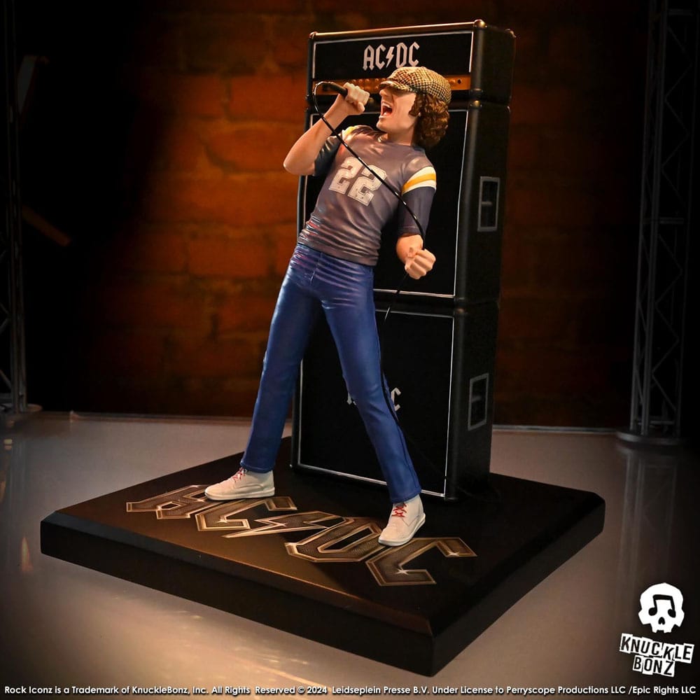 AC/DC Rock Iconz Statue Brian Johnson 23 cm – Bild 20