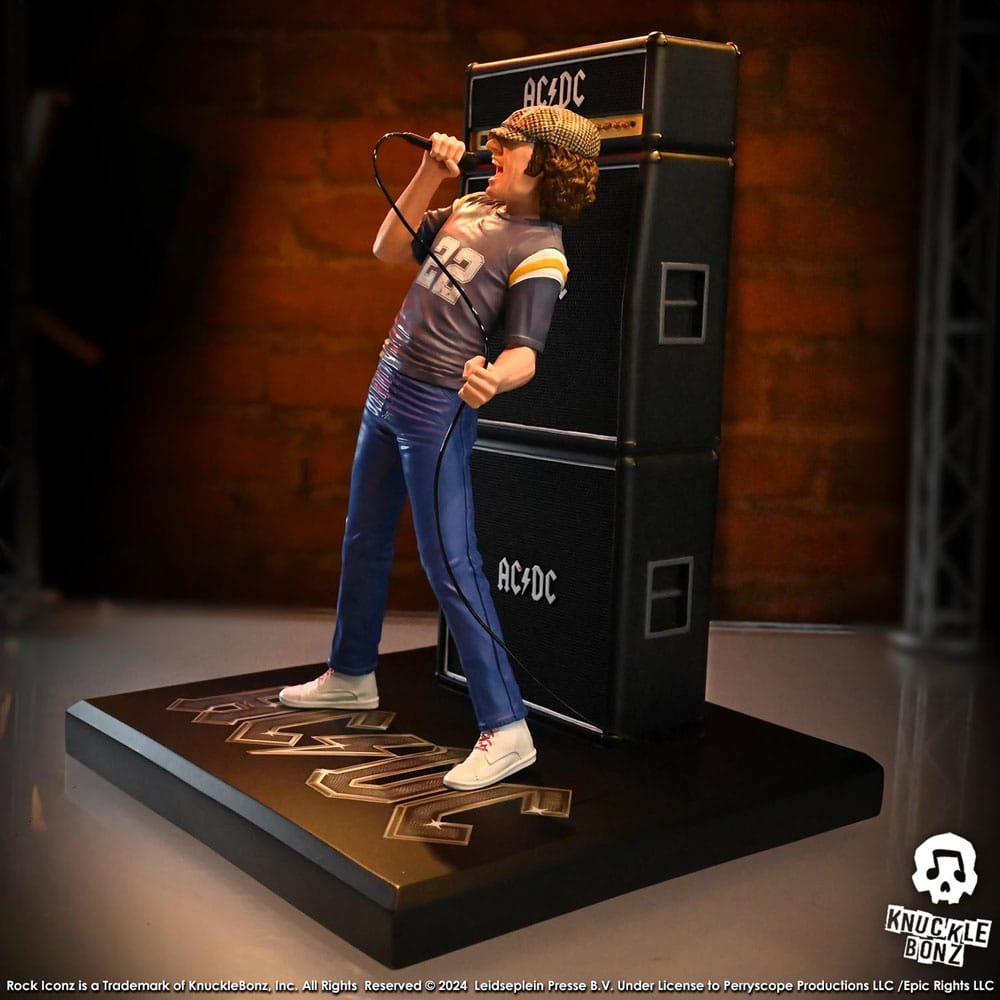 AC/DC Rock Iconz Statue Brian Johnson 23 cm – Bild 21