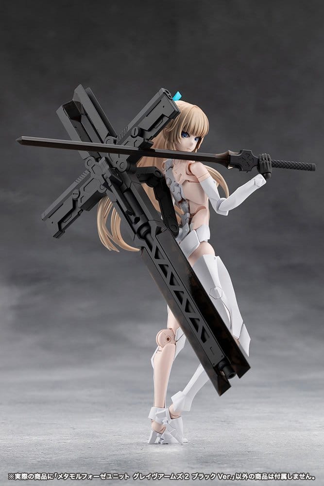 Megalomaria Unlimited Universe Plastic Model Kit Zubehör-Set Metamorphose Unit Grave Arms 2 Black Ver. – Bild 4