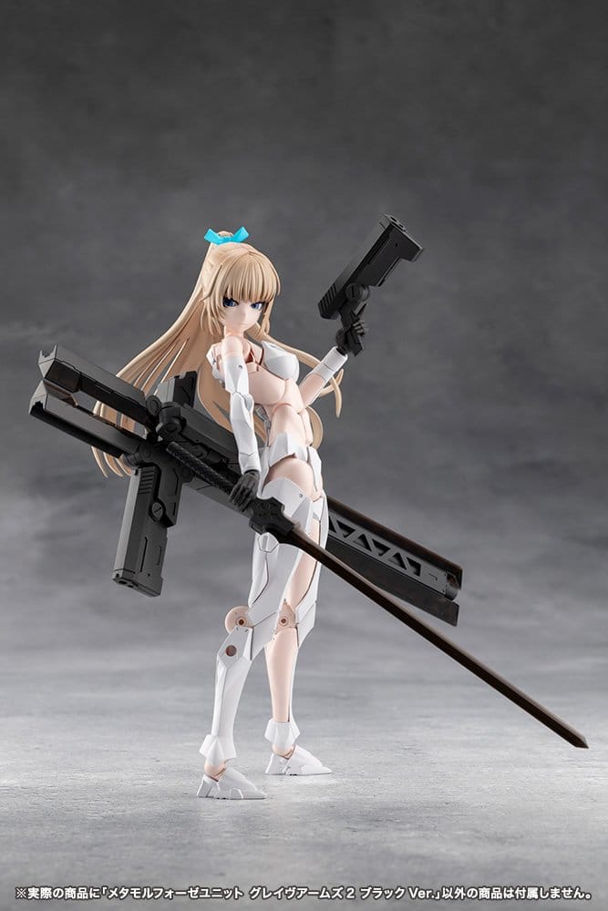 Megalomaria Unlimited Universe Plastic Model Kit Zubehör-Set Metamorphose Unit Grave Arms 2 Black Ver. – Bild 5