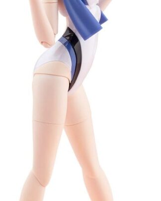 Sousaishojoteien Plastic Model Kit 1/10 Rui Saotome Touou High School Competitive Swimsuit Dreaming Style White Dolphin 16 cm