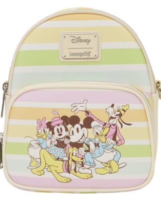 Disney by Loungefly Umhängetasche Mickey and Friends Rainbow Stribes