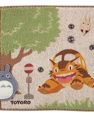 Mein Nachbar Totoro Mini-Handtuch Bus Stop 25 x 25 cm